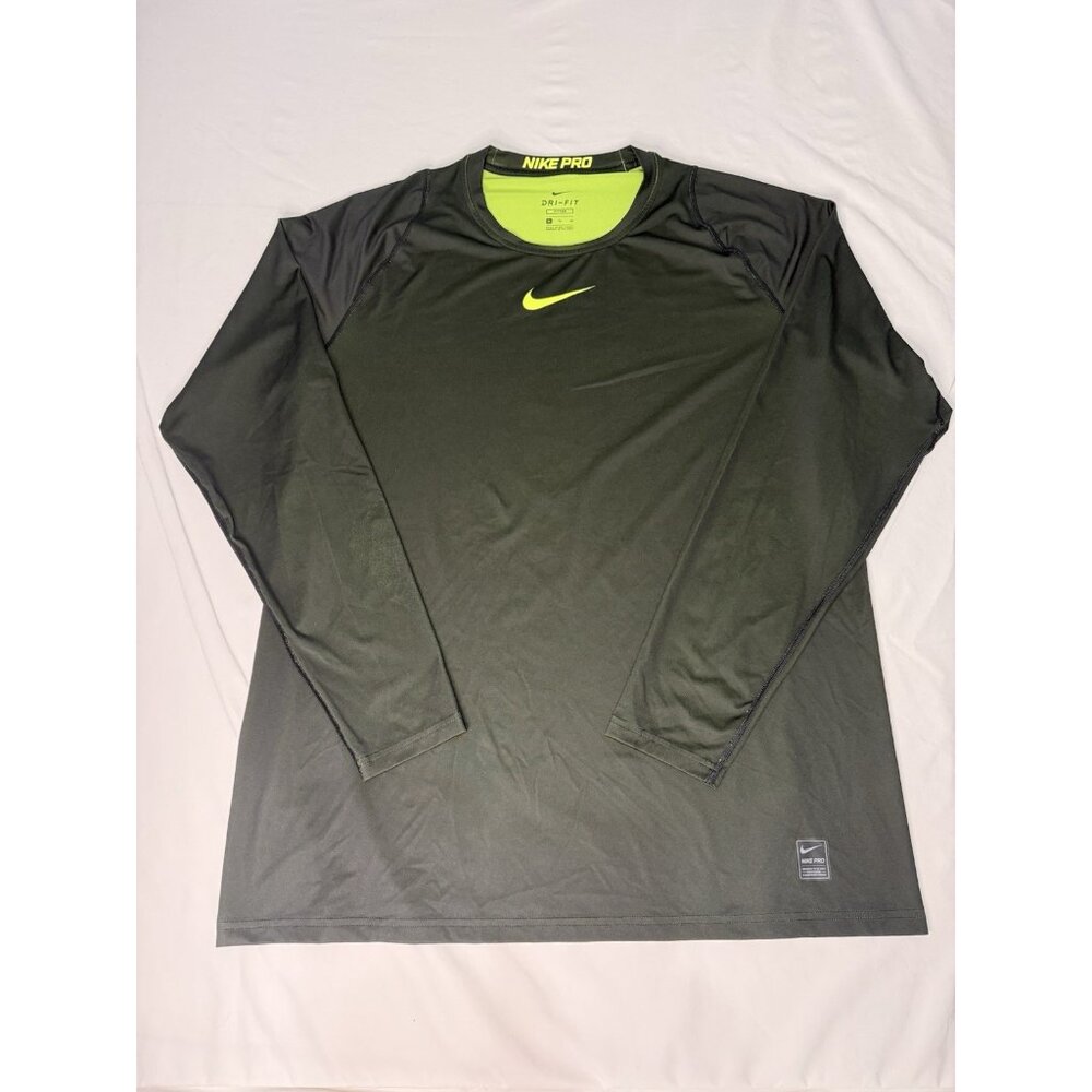 Nike Men's DRI FIT Pro Long Sleeve Shirt Men’s XL